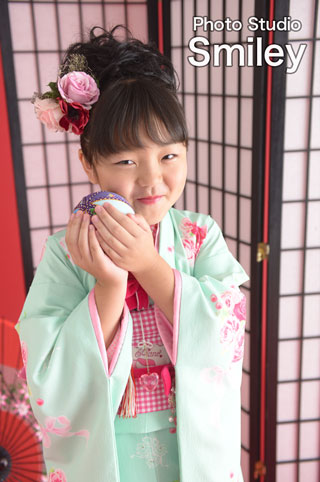 可愛くオシャレに七五三を残そう 秋田 秋田市 岩手 盛岡市 青森 弘前市 の写真館 岩田写真 七五三 成人記念 振袖 写真だけの結婚式 マタニティフォト